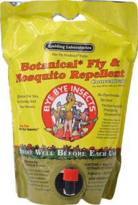 Bye Bye Insects offers superior fly repellency compared to the most widely used fly sprays for horses. Our BBI Refill Pouch is the most affordable, effective fly spray available.
